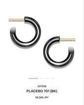 CAREERING キャリアリング PLACEBO 701 ピアス BLACK_画像1