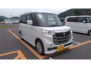 【諸費用コミ】:【無料電話0078601518156でのみ対応】◎岡山・中古vehicle 2017 スペーシアcustom Z デュアルカメラブ