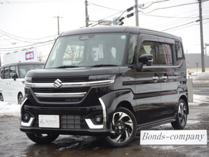 【諸費用コミ】:札幌市発!大型優良中古車店! 令和6年 スペーシアカスタム ハイブリッド(HYBRID) XSターボ 4WD