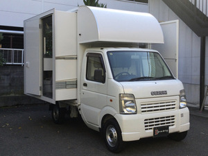 【諸費用コミ】:2009 Suzuki Carry KC Air conditioner Power steering 4WD 拡張typeキッチンカー 最大幅238cm