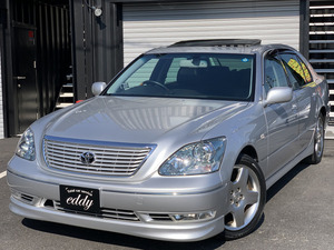 【諸費用コミ】返金保証included:2005 Toyota Celsior 4.3 eR仕様 GenuineフルBody kit Sunroof Black革Seat