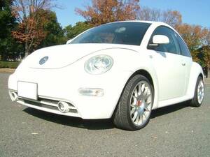 【諸費用コミ】:【伊勢崎発】 2000年 New Beetle Plus Left Hand Drive After-market18 InchWheels