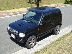 Vehicle inspection1990included可 陸送半額 Nissan KIX RX リフトアップ マッドTires マフラー4WD 5MT turbo Pajero Mini 詳細はページ内