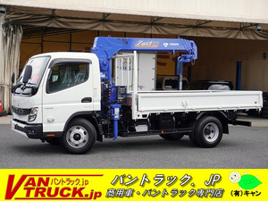 . peace 5 year Mitsubishi Fuso Canter crane Wide Long 4 step radio controller 3 ton piled tadano 2.63t hanging weight LED head light 
