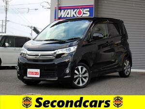 【諸費用コミ】:■福岡■糟屋■新宮 2013 Mitsubishi eKcustom T 1989保証 turbo Navigation・フルセグTelevision・バッ