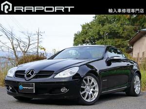 【諸費用コミ】:SLK200 SLK200 コンプレッサー 電動オープン Black革Seat GenuineNavigation