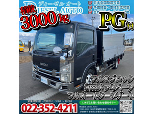 【諸費用コミ】:2010 Elf Wide long アルミブロック PG 3000㎏ 宮城発 Canter 平 Flat body Dutro