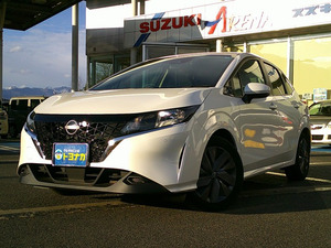 【諸費用コミ】:★群馬県★トヨナガ★ 令和3年 ノート 1.2 X FOUR 4WD レンタUP 純正9型ナビ Bカ