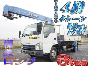 【諸費用コミ】:2009 標準long Elf Tadano 4-stageCrane 2.93t吊り 積載3t