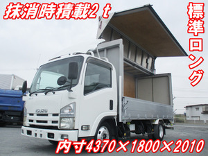 [ various cost komi]:[ morning day corporation ]H19 small size BKG- Isuzu Elf aluminium Wing delete hour loading 2t standard long lashing rail 