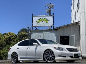 【諸費用コミ】:愛知県みよし発■整備済み■ 平成21年 LS 460 バージョンSZ 460 バージョンSZ Krenze22in 社外マフラー