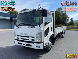 ID:580 2011 Isuzu Forward 4t Flat body 積載4t 8万KM ヒラボディ 6速MT ETC