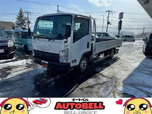 【諸費用コミ】:函館市/道南エリア 2014 Isuzu Elf 3.0 フルフラットロー ディーゼル 荷台内寸