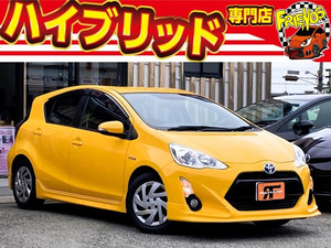 【厳選中古vehicle】◆Hybridカー専門店◆ 2015 Aqua 1.5 G 中期type/Body kit/TV/Navigation/◆兵庫Prefecture加古川市