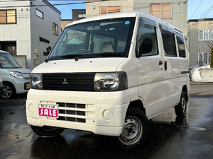 【諸費用コミ】:【Bids前要TEL】 Mitsubishi Minicab Van CD 4WD 道外仕入