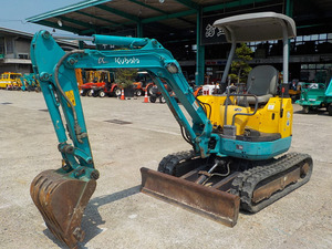 岡山発1500203400022●クボタ●U-20●Mini Excavator●横旋回●ガタ少●rubber tracks●アワー交換履歴有り●中古