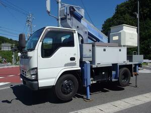 【諸費用コミ】:★広島発★佐伯区★中古vehicle★業販★ 2006 Isuzu Elf elevated作work vehicle Tadano製 AT-121 12m Dturbo