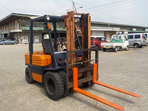 岡山発3610433000021●Toyota●forklift③●5FD25●2.5t●3m●ディーゼル●non-puncture tiresTires●中古