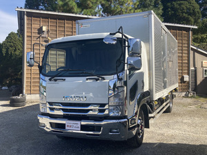 【諸費用コミ】:中古truck 2017 Isuzu Forward アルミVan マルチゲート ジョルダー4本 remote controlincluded