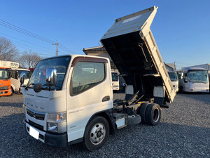【諸費用コミ】:2017 MitsubishiFuso Canter 強化Dump truck 3tonneDump truck3方開あおり 全低床 Vehicle inspectionincluded