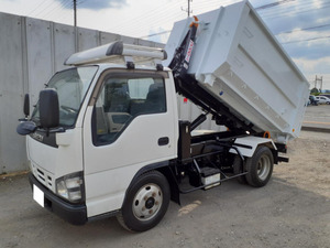 [ various cost komi]: Isuzu Elf 3 t load-carrying . container exclusive use car Kyokuto development hookroll vehicle inspection "shaken" attaching armroll 