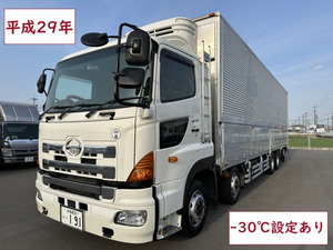 【諸費用コミ】:【下取も可能】Hino Profia 冷蔵冷凍vehicle Aluminium wing large size4軸低床 スーパーグレート Giga UD