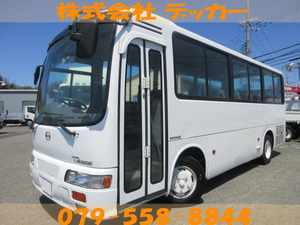 [ various cost komi]: Heisei era 19 year saec Reise bus 29 number of seats folding door door MT air suspension Hino HINO Reise bus automatic door 29 person 