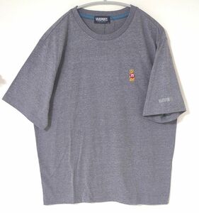 【新品】タグつき　VAN SPORTS　ヴァンスポーツ　半袖Tシャツ　メンズ　サイズLL　グレー　ベア刺繍　ロゴつき　抗菌防臭