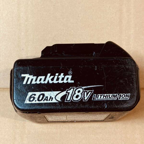 171 中古 純正品 マキタ 充電池 18V 6.0Ah BL1860B リチウムイオン バッテリー makita