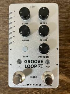 Mooer GROOVE LOOP X2 ドラムマシン エフェクター