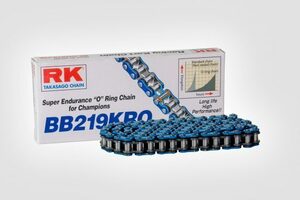 RK BB219KRO 96L～116L O-Ring Sealed Chain　レーシングカートチェーン　送料無料
