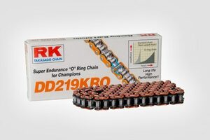 RK DD219KRO 96L～116L O-Ring Sealed Chain　レーシングカートチェーン　送料無料