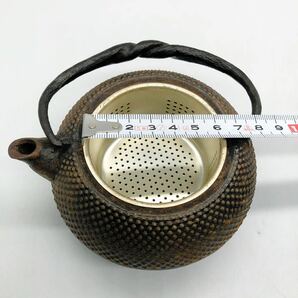 090509南部鉄瓶 茶道具 南部鉄器 茶器 急須 火鉢 伝統工芸岩鋳 の画像10