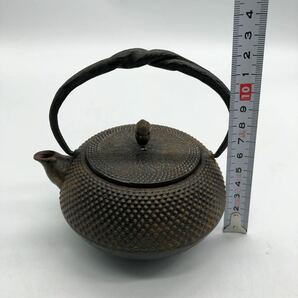 090509南部鉄瓶 茶道具 南部鉄器 茶器 急須 火鉢 伝統工芸岩鋳 の画像9