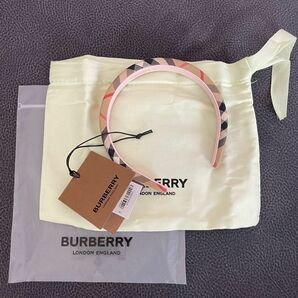 新品　Burberry カチューシャ　バーバリー　チェック柄　ヴィンテージチェック