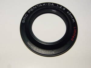 SMC　PENTAXーDA　40mm2.8　Limited　フード　MH-RC49mm