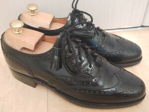 レア 試着程度 クロケット＆ジョーンズ ギリーシューズ 黒 UK 6 24.5 英国製 ポールスミス 別注 ビンテージ 革靴 靴 