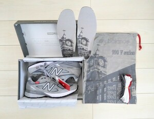 ◇ 未使用 正規品【40周年/記念モデル】New Balance M990VS4 Version4 GRAY US9/27.0㎝ ニューバランス スニーカー 990 v4 グレー USA製 ◇