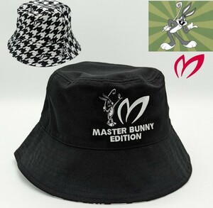 * new goods regular goods PEARLYGATES/ master ba knee [Bugs Bunny×MASTER BUNNY EDITION] reversible hat (UNISEX)