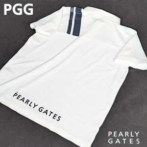 ★新品正規品 PEARLYGATES/PGG メンズカノコ 半袖ポロシャツ size5(L) 優れた吸水速乾性、ストレッチ性、通気性、ソフトタッチ