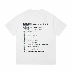 送料無料　Maison Margiela マルタンマルジェラ　メンズ　Tシャツ　半袖　文字ロゴ　S-XL　サイズ選択可能　MM6　3544