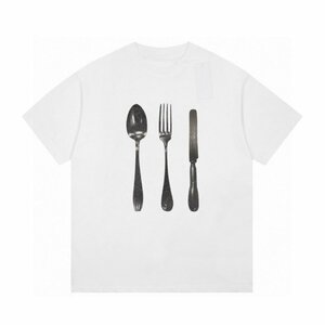 送料無料　Maison Margiela マルタンマルジェラ　メンズ　Tシャツ　半袖　イラスト　S-XL　サイズ選択可能　MM6　3536