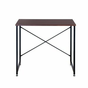 [ Brown ] simple desk simple desk wooden desk Work desk 