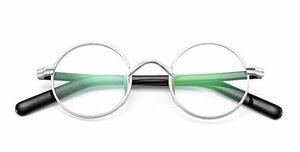 送料無料　メガネフレーム　フレーム タテメガネ　眼鏡　レンズ交換可能　チタン　チタニウム　　ファッション小物 　男女兼用　 sc0115