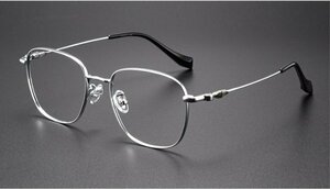 送料無料　超軽量　フルリム　チタン　クラシック　タテ眼鏡　レンズ交換可能 メガネフレーム　トレロ　　男女兼用 　sc0414