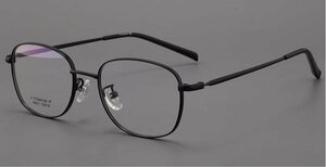 送料無料　超軽量　フルリム　タテ眼鏡　レンズ交換可能　メガネフレーム　金属フレーム　ブルーライトカット　男女兼用　 sc0176