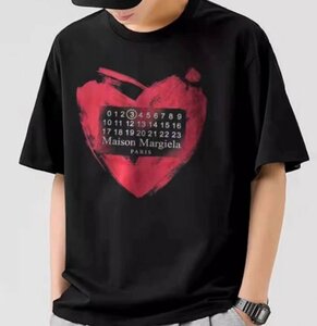 送料無料　Maison Margiela マルタンマルジェラ　メンズ　Tシャツ　半袖　文字ロゴ　イラスト　S-XL　サイズ選択可能　MM6　3530