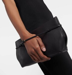 The Row ザロウ Sienna Clutch　レディース　ハンドバッグ　レザー　牛革　1869