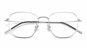 送料無料　チタン　タテ眼鏡　レンズ交換可能 メガネフレーム　超軽量　フルリム　金属フレーム　男女兼用　 sc0292