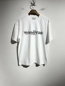 送料無料　Maison Margiela マルタンマルジェラ　Tシャツ　半袖　文字ロゴ　丸首　コットン　男女兼用　S-XL　サイズ選択可能　MM6　3515